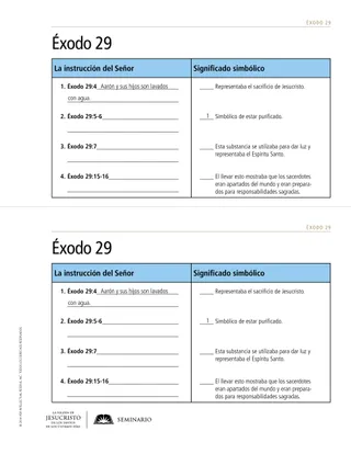 handout, symbolism chart