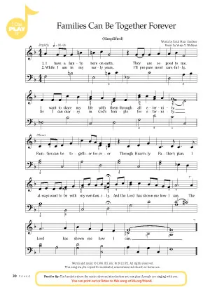 music, Families Can Be Together Forever