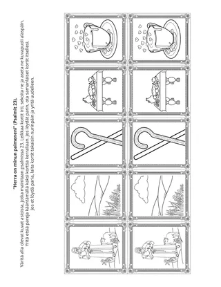 tehtäväsivu: ”Herra on minun paimeneni”