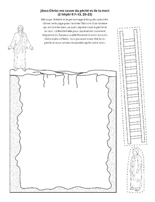 page des activités : Jésus-Christ nous sauve du péché et de la mort