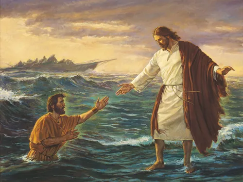 물 위를 걷는 그리스도