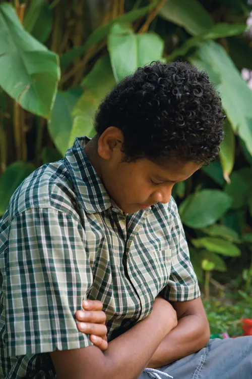 young boy praying, GAB 111, Gospel Art Book 111, children praying, 2 Nephi 32:8–9, Alma 34:17–27, Alma 37:36–37, 3 Nephi 18:18–20