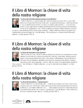 approfondimento, La chiave di volta della nostra religione