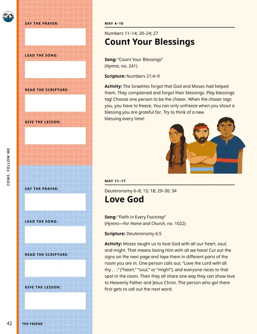 Page PDF with illustration of Israelites looking upset