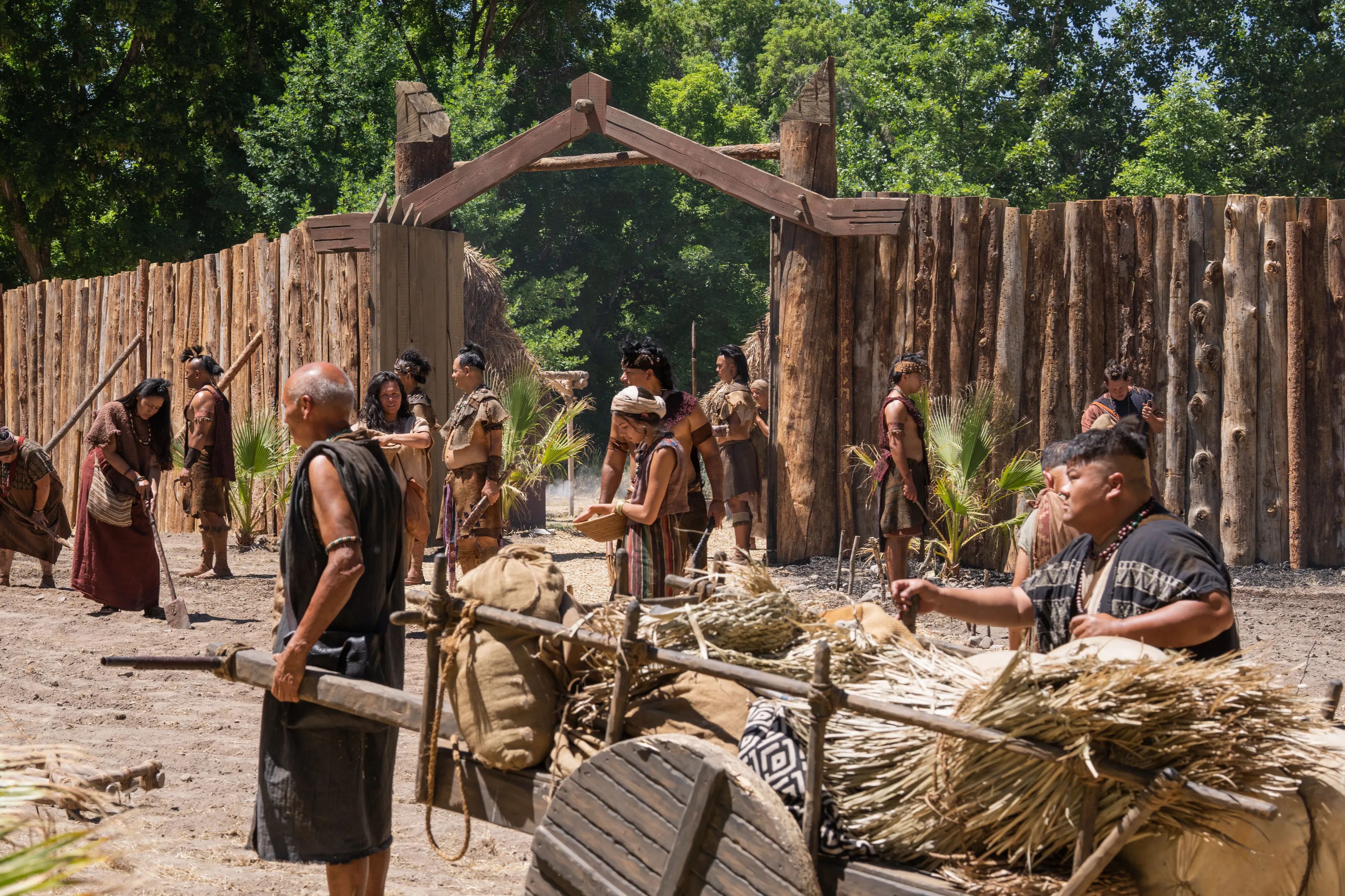 The people of Alma are brought into bondage by the Lamanites and they are forced to labor.