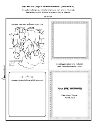 te iteraniba ibukin te mwakuri ni kauring: Ana Boki Moomon E Reireinai Taekan Iesu Kristo