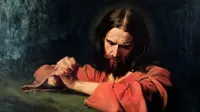 Christ praying in the Garden of GethsemaneChristus im Getsemani-Garten betend
