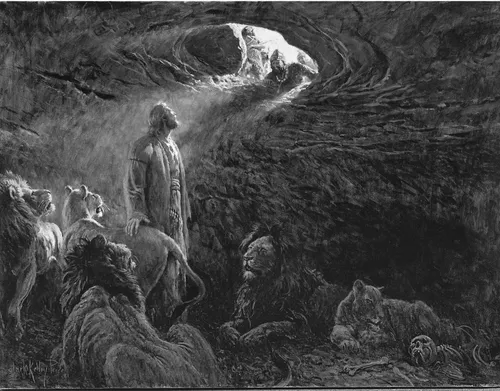 Daniel in lion’s den