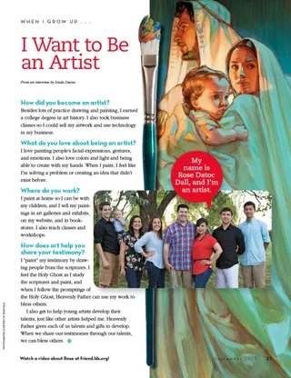 When I Grow Up … I Want to Be an Artist