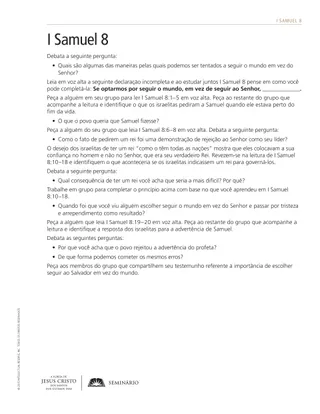 material, I Samuel 8