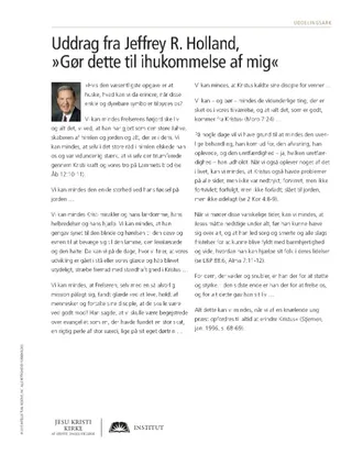 handout, Holland talk