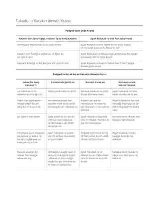 Jon̄ak in Kōllaajrak in Katak eo Karōke