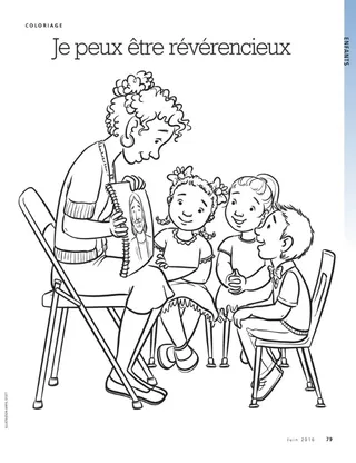 coloring page reverent