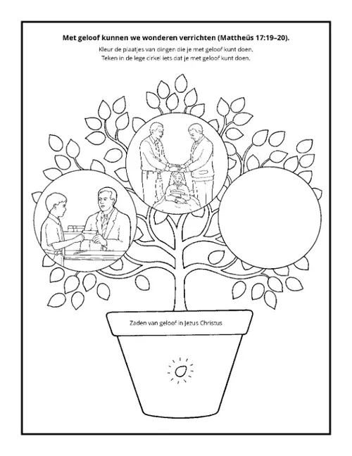 doe-pagina: met geloof kunnen we wonderen verrichten