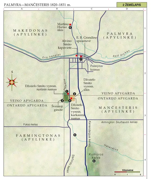 2 Bažnyčios istorijos žemėlapis