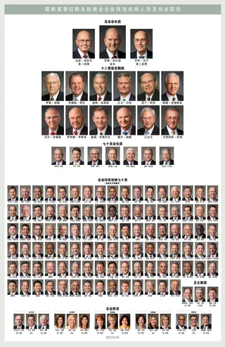 General Authority and General Officer chart