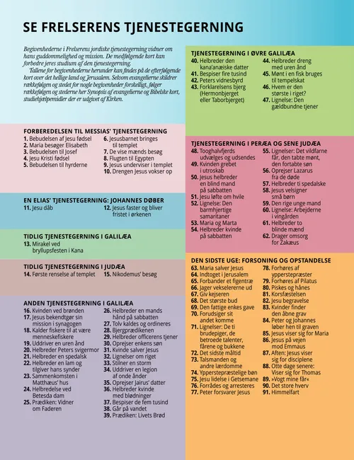 PDF med kort og begivenheder