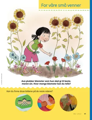 girl picking flowers outside