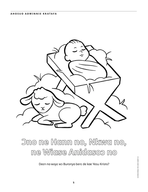 Akokoaa Yesu a ɔda mmoa adididaka mu ne odwammaa krataafa PDF a wɔakɔla