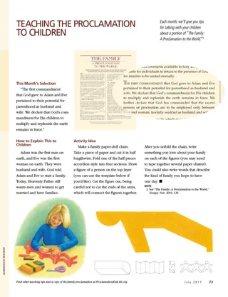 proclamation article