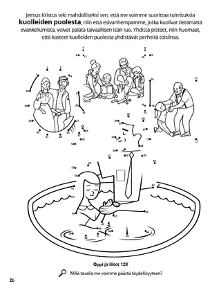 Baptisms for the Dead coloring page