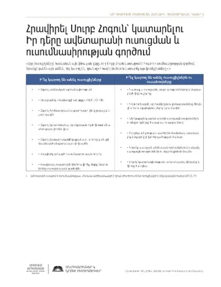 ուսուցման թերթիկ, Հրավիրել Սուրբ Հոգուն` կատարելու Իր  դերը ավետարանի ուսուցման և ուսումնասիրության գործում