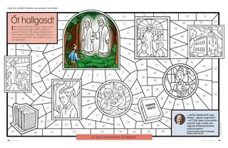 color by number pictures of Joseph Smith