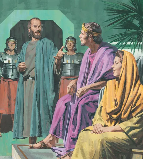 Paul teaching people