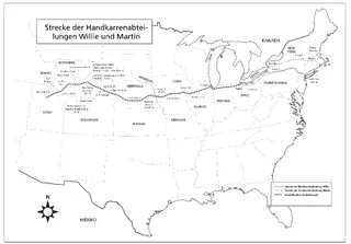 Karte: Handkarren-Route