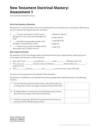 New Testament Seminary Teacher Manual - 2023