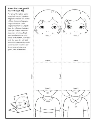 pagina delle attività: posso essere gentile con gli altri