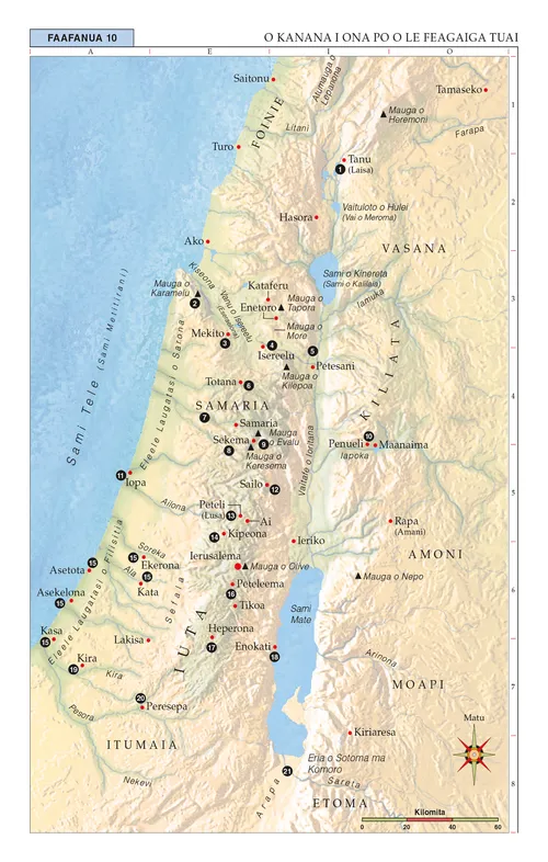 faafanua 10 o le Tusi Paia