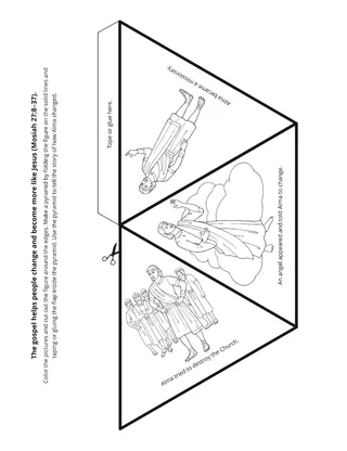 activity page: the gospel helps us become like Jesus Christ