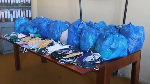 sewing kits and masks