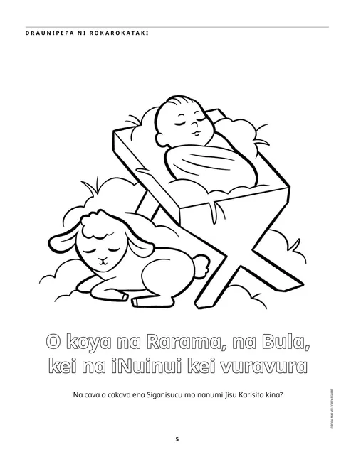 Tabana rokarokataki ni PDF ni gone o Jisu ena vale ni manumanu kei na lami