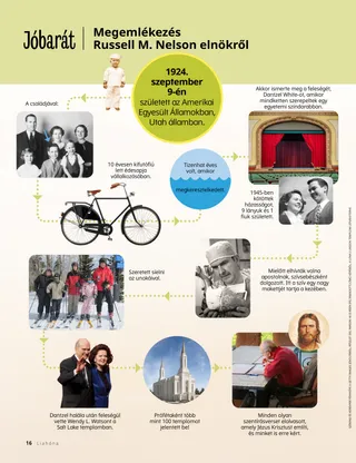 gyermekeknek szóló cikk Nelson elnökről