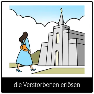 Symbol für Evangeliumsbegriff: die Verstorbenen erlösen