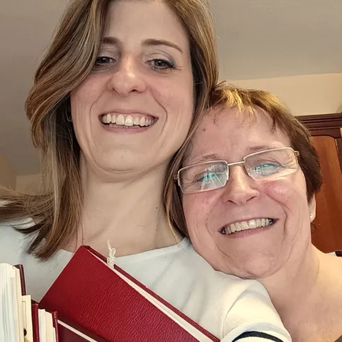 Sister Echarri with her mother