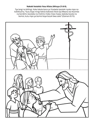 Lokasa ya milulu ya Eteyelo ya bana: Nakoki kotala epayi na Yesu Klisto.