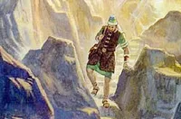 The stones gave light