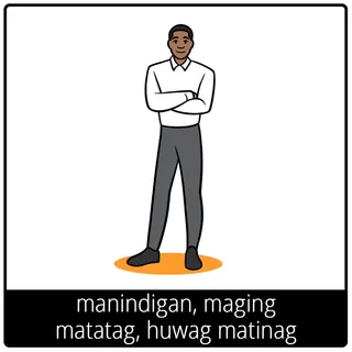 simbolo ng ebanghelyo para sa manindigan, maging matatag, huwag matinag