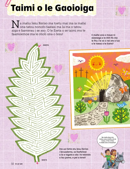 Itulau PDF ma atatusi o taaloga o le Eseta