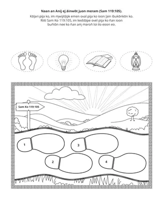 peij in m̧akūtkūt: Naan ko an Anij ej āinwōt juon meram