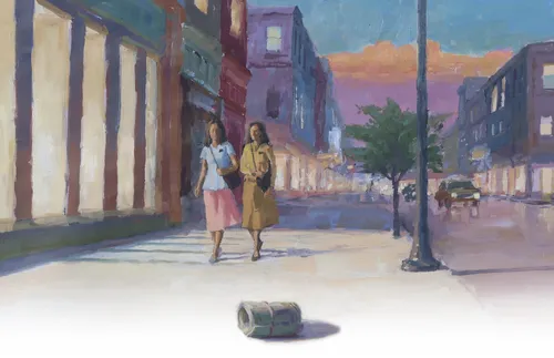 missionaries and money on the ground