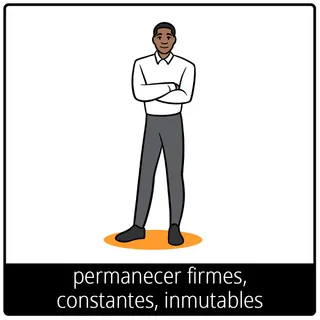 símbolo del Evangelio de permanecer firmes, constantes, inmutables