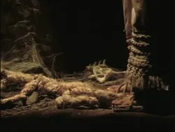 The Bible story of Daniel being protected in the lion’s den