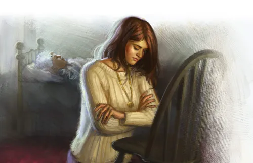 woman praying