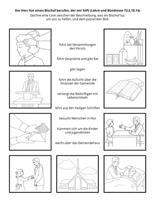 Seite mit der Aktivität für Kinder