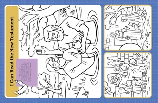 Page from the January 2023 Friend Magazine. I Can Read the New Testament