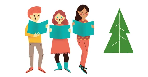 和朋友一起報佳音